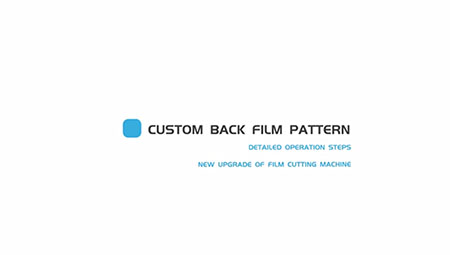 How to DIY back film on A Mietubl film cutting machine