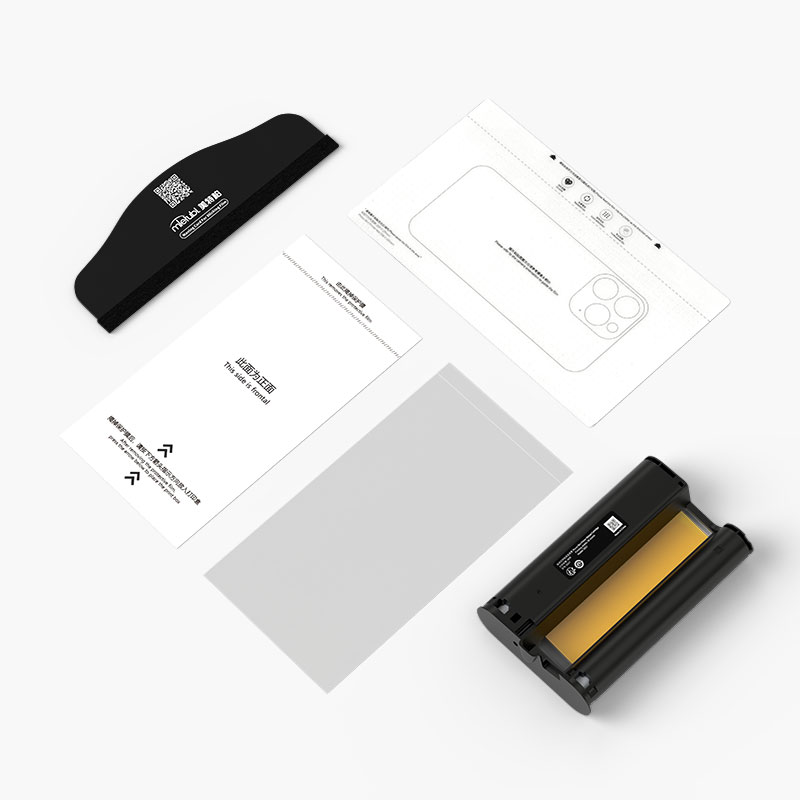 Paper set for phone skin printer