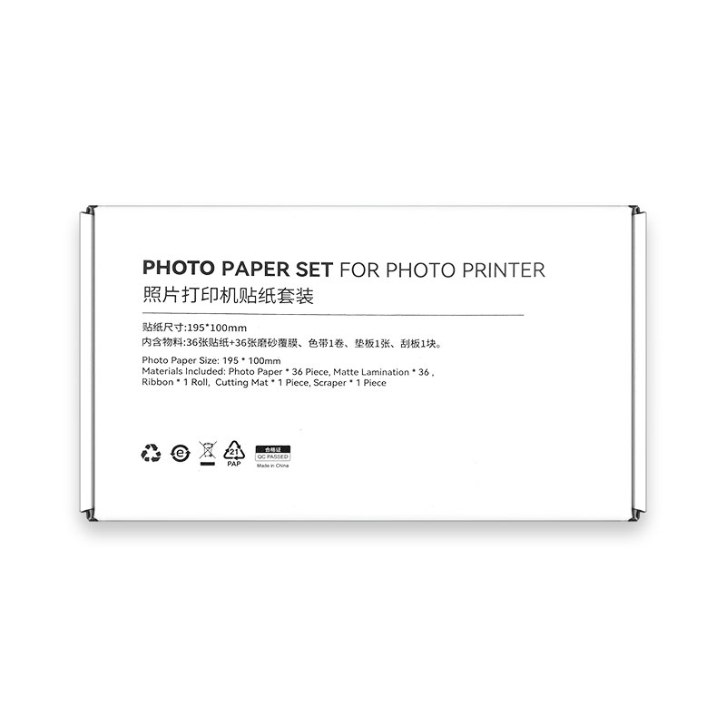 Conjunto de papel para impressora de pele de telefone